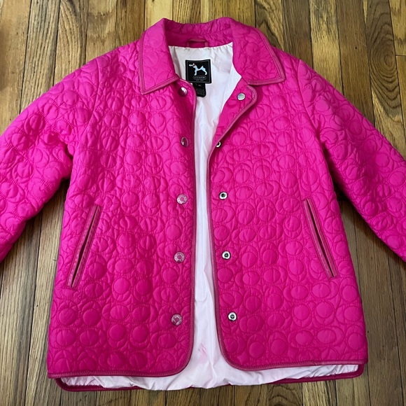 hot pink coach jacket - Picture 1 of 9